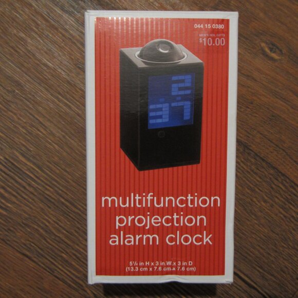 Blue Backlit Multifunction Red Projection Alarm Clock LED Digital LCD Display - Picture 4 of 6